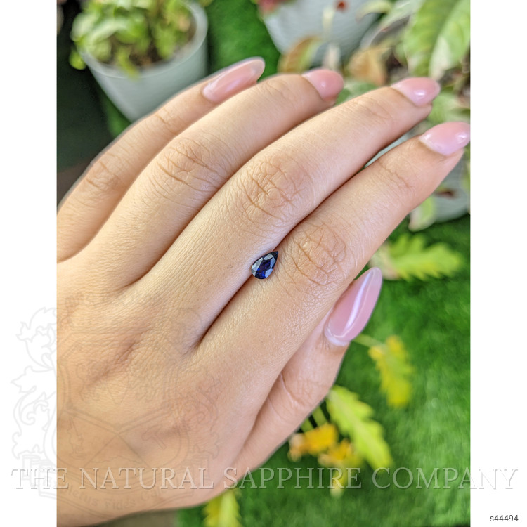 0.54 Ct. Purplish Blue Sapphire from Ceylon (Sri Lanka)