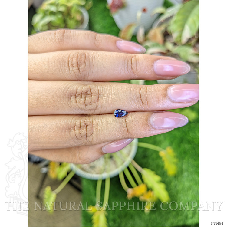 0.54 Ct. Purplish Blue Sapphire from Ceylon (Sri Lanka)