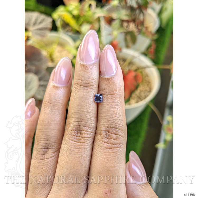 0.63 Ct. Purplish Blue Sapphire from Ceylon (Sri Lanka)