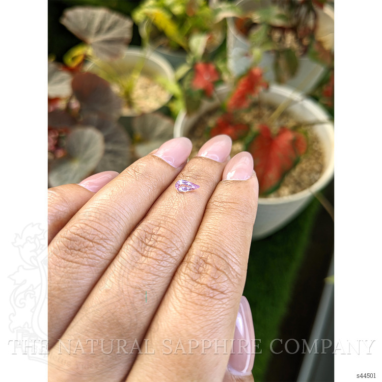 0.52 Ct. Purplish Pink Sapphire from Ceylon (Sri Lanka)