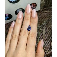3.71 Ct. Blue Sapphire from Ceylon (Sri Lanka) Life Style