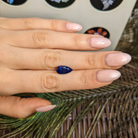 3.71 Ct. Blue Sapphire from Ceylon (Sri Lanka) Life Style