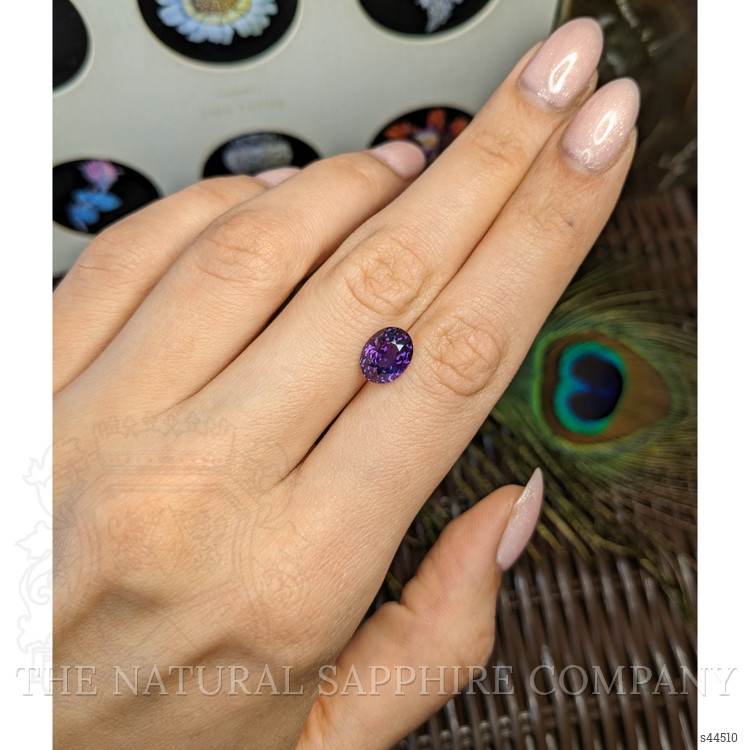 3.83 Ct. Purple Sapphire from Madagascar
