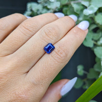 1.77 Ct. Bluish Purple Sapphire from Madagascar Life Style