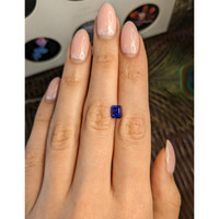 1.77 Ct. Bluish Purple Sapphire from Madagascar Life Style