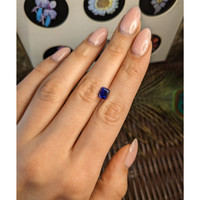 1.77 Ct. Bluish Purple Sapphire from Madagascar Life Style