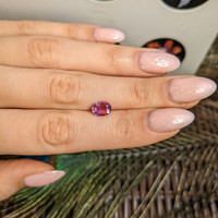 1.50 Ct. Purplish Pink Sapphire from Madagascar Life Style
