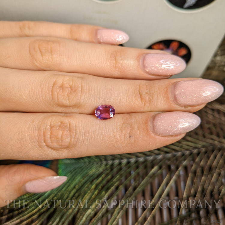 1.50 Ct. Purplish Pink Sapphire from Madagascar