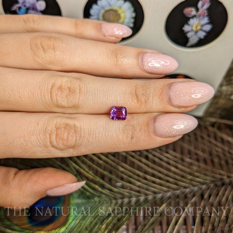 1.38 Ct. Pinkish Purple Sapphire from Madagascar