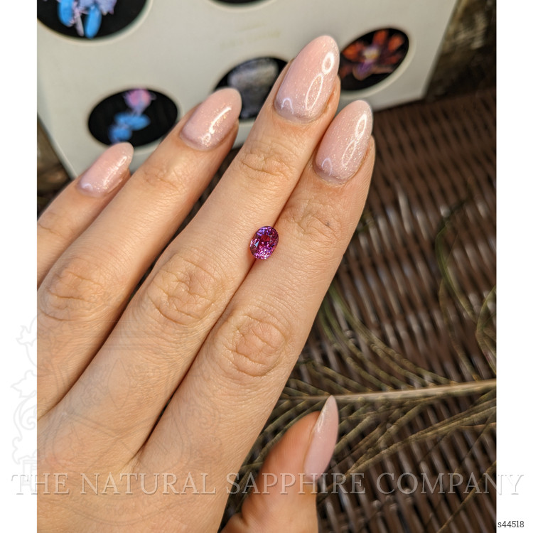 1.55 Ct. Purplish Pink Sapphire from Madagascar