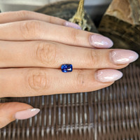 1.47 Ct. Blue Sapphire from Ceylon (Sri Lanka) Life Style