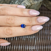 1.59 Ct. Blue Sapphire from Ceylon (Sri Lanka) Life Style