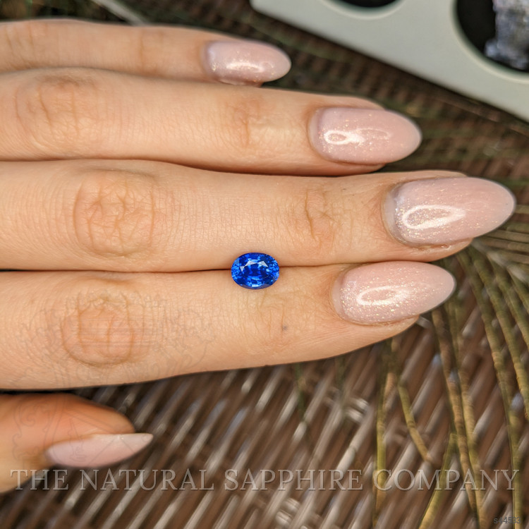 1.72 Ct. Blue Sapphire from Ceylon (Sri Lanka)