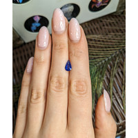 1.38 Ct. Blue Sapphire from Ceylon (Sri Lanka) Life Style