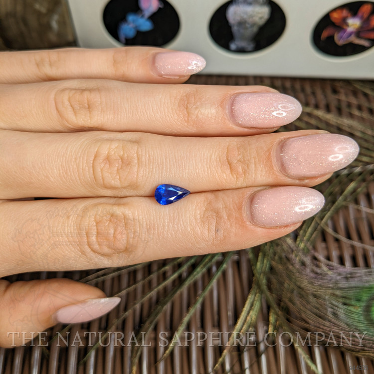 1.38 Ct. Blue Sapphire from Ceylon (Sri Lanka)