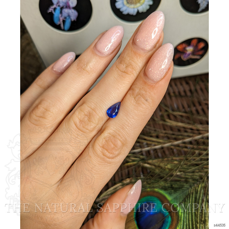 1.38 Ct. Blue Sapphire from Ceylon (Sri Lanka)