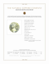 0.42 Ct. Yellow Sapphire from Ceylon (Sri Lanka) Scan Report