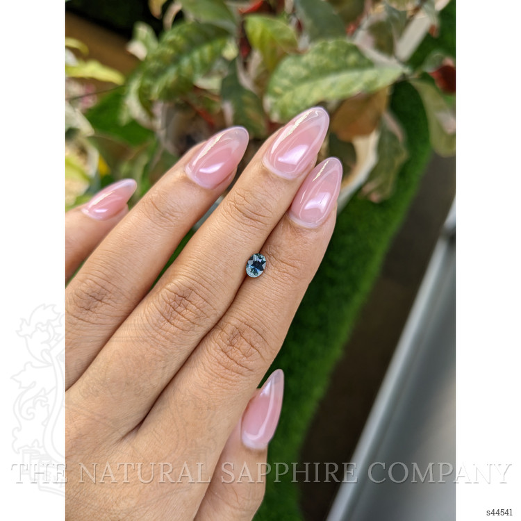 0.65 Ct. Bluish Green Sapphire from Ceylon (Sri Lanka)