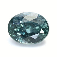 0.58 Ct. Bluish Green Sapphire from Ceylon (Sri Lanka) Video