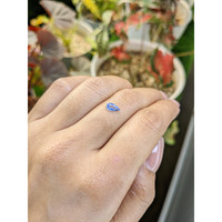 0.39 Ct. Blue Sapphire from Ceylon (Sri Lanka) Life Style
