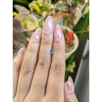 0.39 Ct. Blue Sapphire from Ceylon (Sri Lanka) Life Style