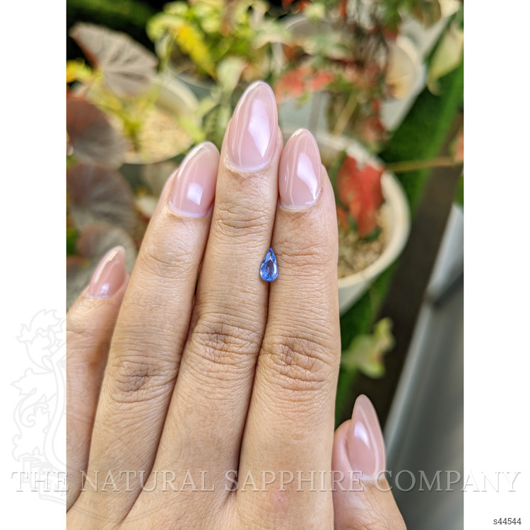 0.39 Ct. Blue Sapphire from Ceylon (Sri Lanka)