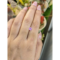 0.66 Ct. Pinkish Purple Sapphire from Ceylon (Sri Lanka) Life Style