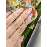 0.66 Ct. Pinkish Purple Sapphire from Ceylon (Sri Lanka) Life Style