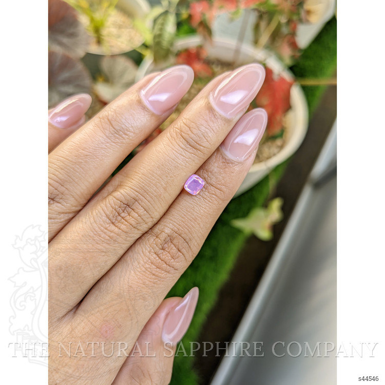 0.66 Ct. Pinkish Purple Sapphire from Ceylon (Sri Lanka)
