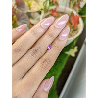 0.54 Ct. Pinkish Purple Sapphire from Ceylon (Sri Lanka) Life Style