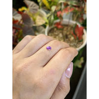 0.47 Ct. Pinkish Purple Sapphire from Ceylon (Sri Lanka) Life Style