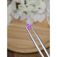 0.47 Ct. Pinkish Purple Sapphire from Ceylon (Sri Lanka) Life Style
