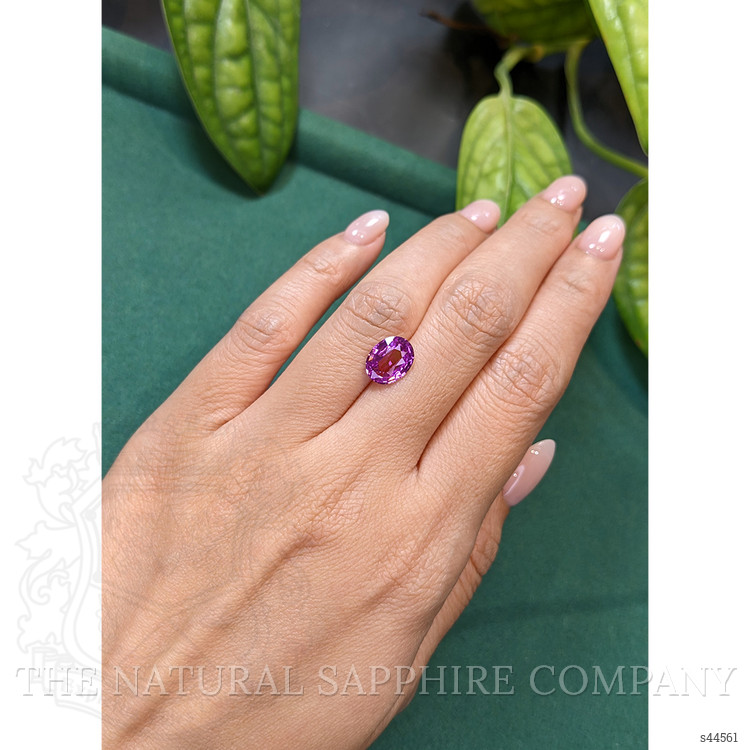 3.01 Ct. Purplish Pink Sapphire from Ceylon (Sri Lanka)