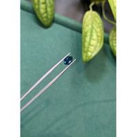 2.07 Ct. Bluish Green Sapphire from Ceylon (Sri Lanka) Life Style