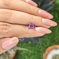 2.04 Ct. Pinkish Purple Sapphire from Ceylon (Sri Lanka) Life Style