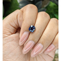 2.35 Ct. Purplish Blue Sapphire from Ceylon (Sri Lanka) Life Style
