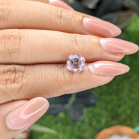 3.05 Ct. Purplish Pink Sapphire from Tanzania Life Style