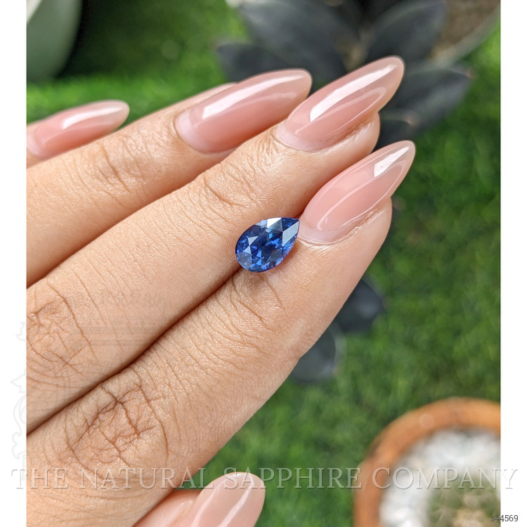 2.01 Ct. Purplish Blue Sapphire from Tanzania