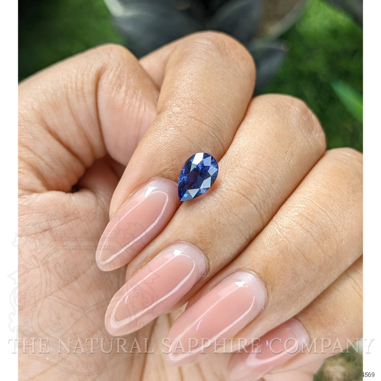 2.01 Ct. Purplish Blue Sapphire from Tanzania