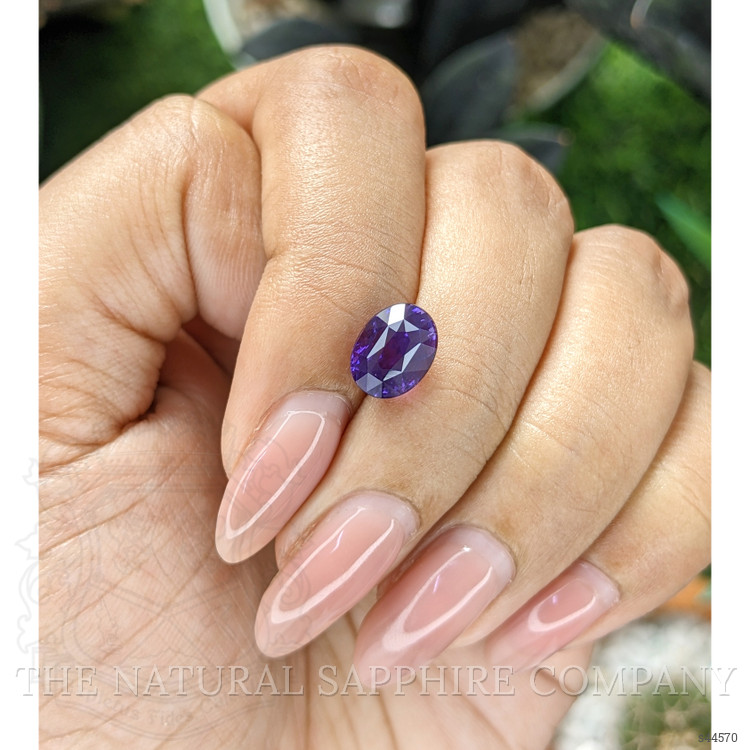 3.05 Ct. Purple Sapphire from Tanzania