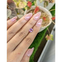 1.07 Ct. Purplish Pink Sapphire from Ceylon (Sri Lanka) Life Style