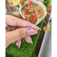 1.17 Ct. Pinkish Purple Sapphire from Ceylon (Sri Lanka) Life Style