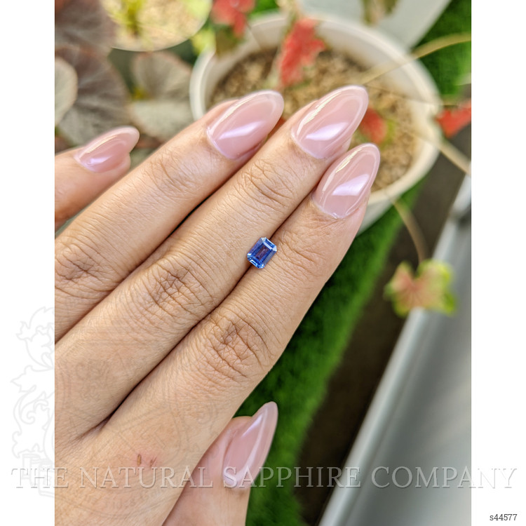 0.49 Ct. Blue Sapphire from Ceylon (Sri Lanka)