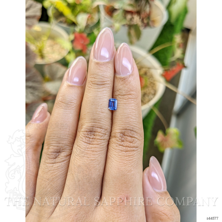 0.49 Ct. Blue Sapphire from Ceylon (Sri Lanka)