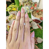 0.82 Ct. Peach Sapphire from Ceylon (Sri Lanka) Life Style