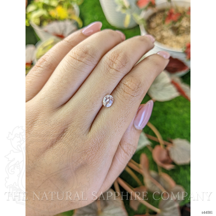 0.82 Ct. Peach Sapphire from Ceylon (Sri Lanka)