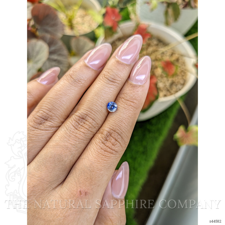 0.75 Ct. Blue Sapphire from Ceylon (Sri Lanka)