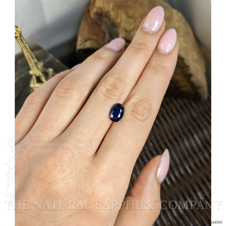 3.24 Ct. Blue Sapphire from Ceylon (Sri Lanka)
