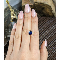 3.24 Ct. Blue Sapphire from Ceylon (Sri Lanka) Life Style