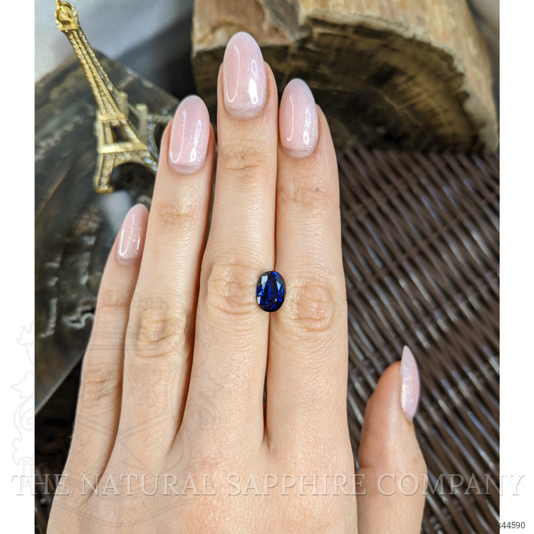3.24 Ct. Blue Sapphire from Ceylon (Sri Lanka)